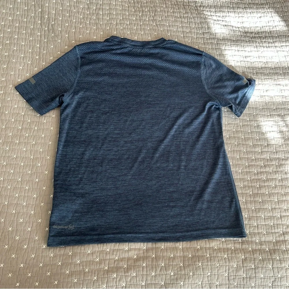 (Bundle 3 for $15) Russell Athletic Kids Dry-Fit Shirt Navy L (10/12)
